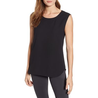 Anne Klein Anne Klein Scoop Neck Sleeveless Blouse