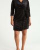Anne Klein Anne Klein Sequin Faux Wrap Dress - 1
