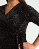 Anne Klein Anne Klein Sequin Faux Wrap Dress - 4