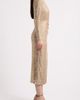 Anne Klein Anne Klein Sequin Keyhole Long Sleeve Midi Dress - 3
