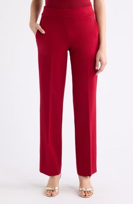 Anne Klein Anne Klein Slash Pocket Crepe Pull-On Pants