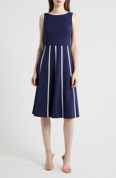 Anne Klein Anne Klein Sleeveless Cool Crepe Fit & Flare Dress
