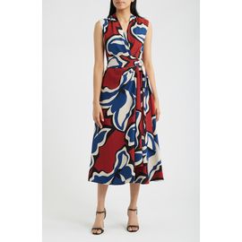 Anne Klein Anne Klein Surplice Wrap Midi Dress