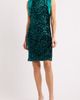 Anne Klein Anne Klein Tie Shoulder Sequin Shift Dress - 1