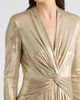 Anne Klein Anne Klein Twist Front Metallic Maxi Dress - 4