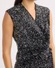 Anne Klein Anne Klein Twist Front Sequin Sheath Dress - 2
