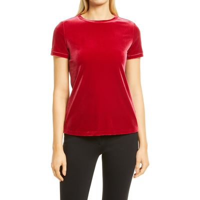 Anne Klein Anne Klein Velour T-Shirt