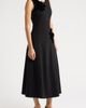 Anne Klein Anne Klein Velvet Floral Appliqu Fit & Flare Dress - 3