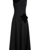 Anne Klein Anne Klein Velvet Floral Appliqu Fit & Flare Dress - 5