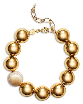 Anni Lu Anni Lu Mother Of Pearl Beaded Bracelet