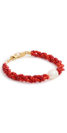 Anni Lu Anni Lu Scarlet Wave Bracelet Bright Red One