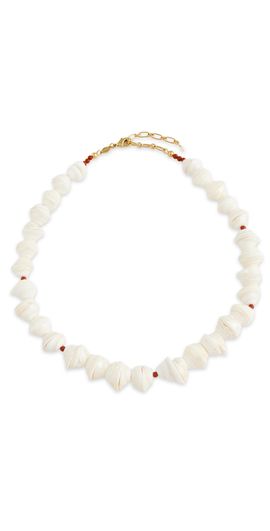 Anni Lu Anni Lu Seashell Smiles Necklace Gold One