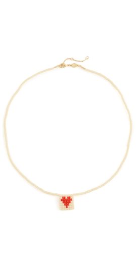 Anni Lu Anni Lu You Are Loved Necklace Ecru One