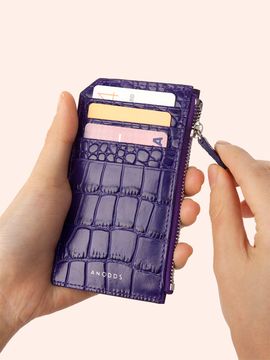 ANODDS PLATTE Croc Zipper Wallet 7 Colors
