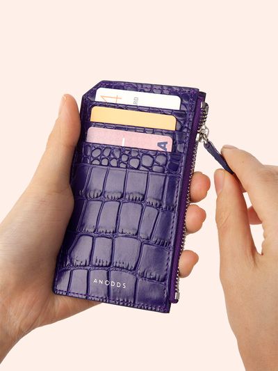 ANODDS PLATTE Croc Zipper Wallet 7 Colors