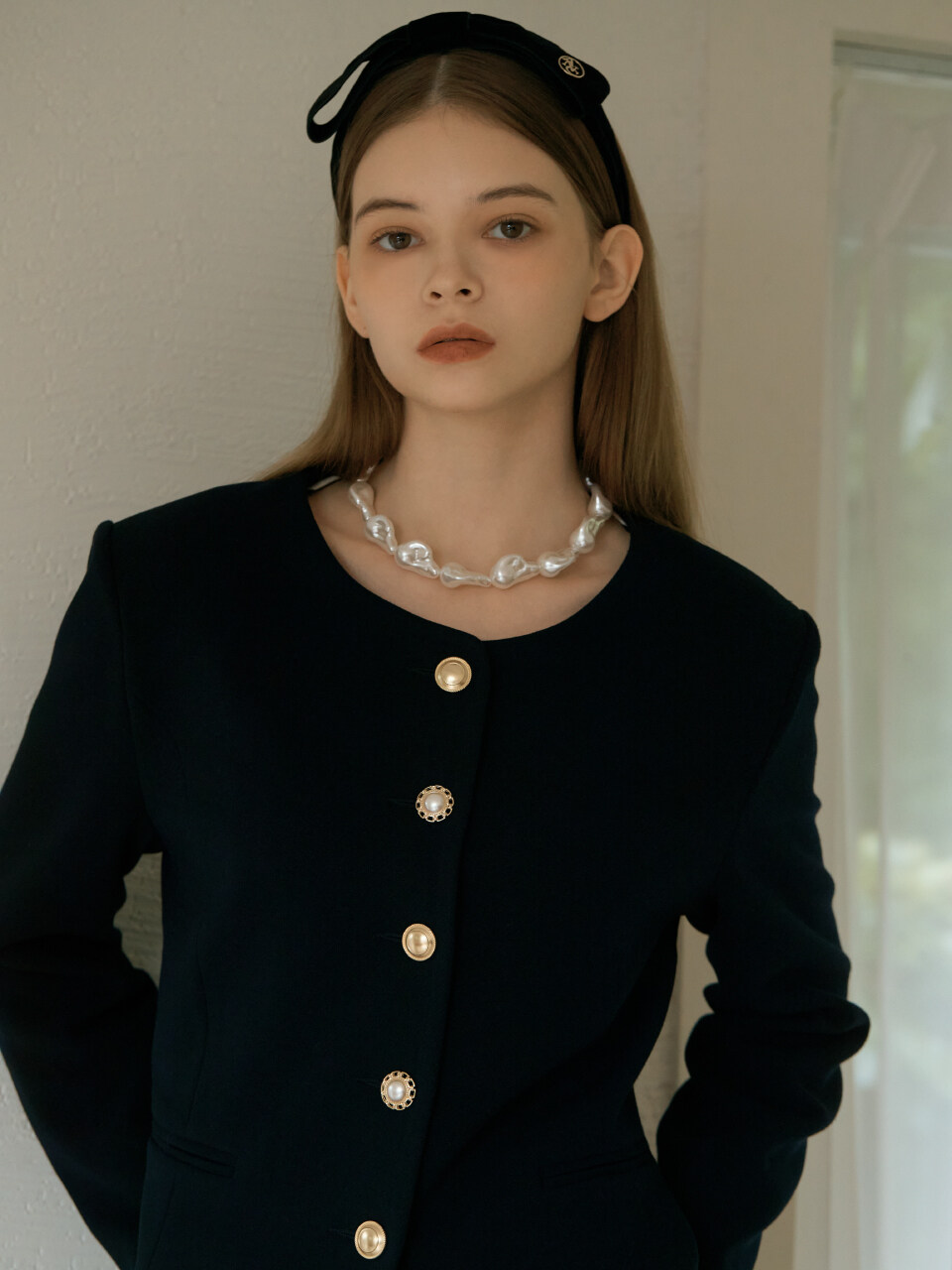 ANOETIC ANC Classic Big Pearl Necklace