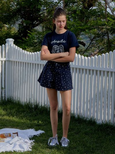 ANOETIC ANC Flower Short Pants_Navy