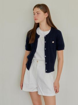 ANOETIC ANC Gold Button Bermuda Pant