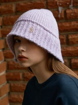 ANOETIC ANC Knit Bucket Hat_Lavender