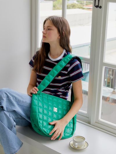 ANOETIC ANC Quilting Big Bag_Green