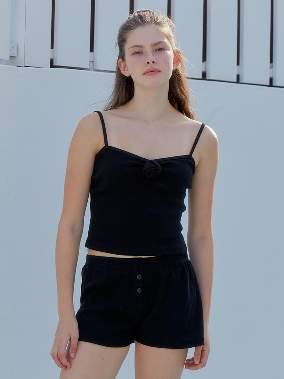 ANOETIC Button Shorts_Black
