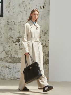 ANOETIC CLASSIC BELT SHOPPER BAG_BLACK