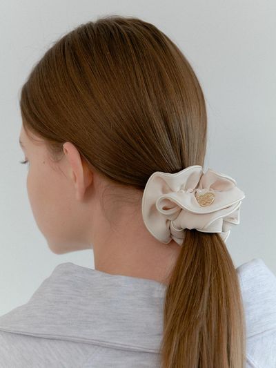 ANOETIC New ANC Classic Scrunchie_Beige