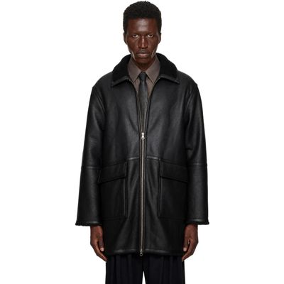 ANOTHER ASPECT ANOTHER ASPECT Black Another 1.0 Shearling Jacket