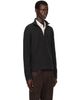 ANOTHER ASPECT ANOTHER ASPECT Black Another 1.0 Zip Sweatshirt - 2