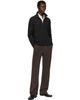ANOTHER ASPECT ANOTHER ASPECT Black Another 1.0 Zip Sweatshirt - 4