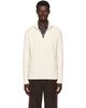 ANOTHER ASPECT ANOTHER ASPECT Off-White Another 1.0 Zip Sweatshirt - 1