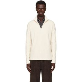 ANOTHER ASPECT ANOTHER ASPECT Off-White Another 1.0 Zip Sweatshirt