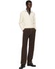 ANOTHER ASPECT ANOTHER ASPECT Off-White Another 1.0 Zip Sweatshirt - 4