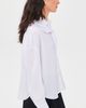 Another Girl Another Girl Boxy Shirt with Neck Scarf White - 4
