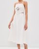 Another Girl Another Girl Embroidered Handkercheif Detail Dress White - 2