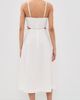 Another Girl Another Girl Embroidered Handkercheif Detail Dress White - 3