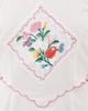 Another Girl Another Girl Embroidered Handkercheif Detail Dress White - 6