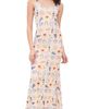 Another Girl Another Girl Eurosummer Print Mesh Maxi Dress Multi - 1