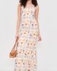 Another Girl Another Girl Eurosummer Print Mesh Maxi Dress Multi - 2