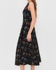 Another Girl Another Girl Handcrafted Hip Gathered Midaxi Dress Black - 4