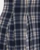 Another Girl Another Girl Mesh Check Godet Maxi Dress Navy/Cream - 6