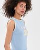 Another Girl Another Girl Teacup Knitted Tank Blue - 4
