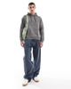 Another Influence Another Influence contrast stitch hoodie in charcoal-Gray - 3