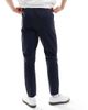 Another Influence Another Influence cotton twill tapered pants in navy - 4