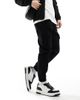 Another Influence Another Influence cuffed cargo pants in black - 4
