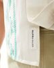 Another Influence Another Influence linen mix embroidery camp collar shirt in off white - 3