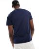 Another Influence Another Influence los angeles running club relaxed fit t-shirt in deep blue-Navy - 4