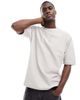 Another Influence Another Influence oversized textured T-shirt in light gray - part of a set - 1