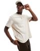 Another Influence Another Influence oversized utility T-shirt in stone-Neutral - 1