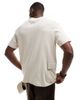 Another Influence Another Influence oversized utility T-shirt in stone-Neutral - 2